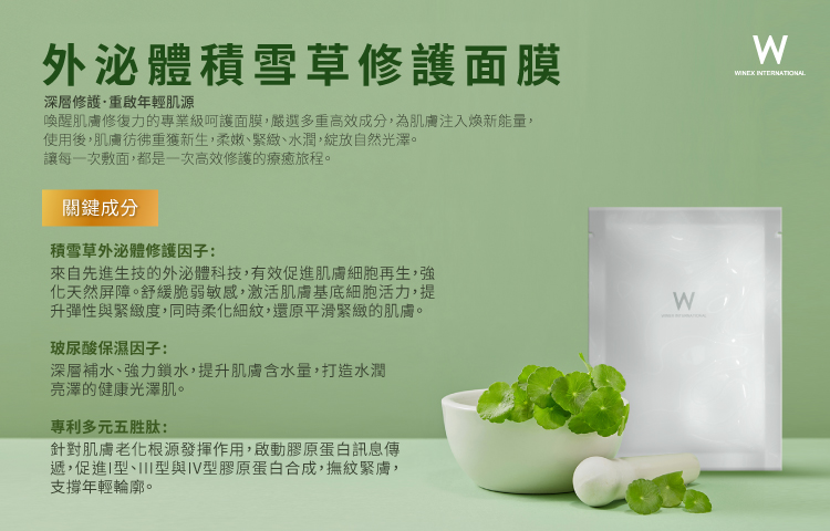外泌體積雪草修護面膜